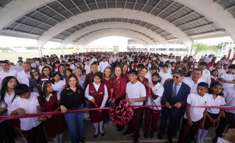 GOBIERNO DE CARMEN LILIA CANTUROSAS FORTALECE INFRAESTRUCTURA EDUCATIVA EN VILLAS DE SAN MIGUEL